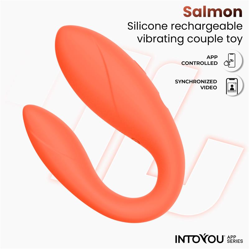 Juguete para Parejas con APP Flexible Salmon - Imagen 7
