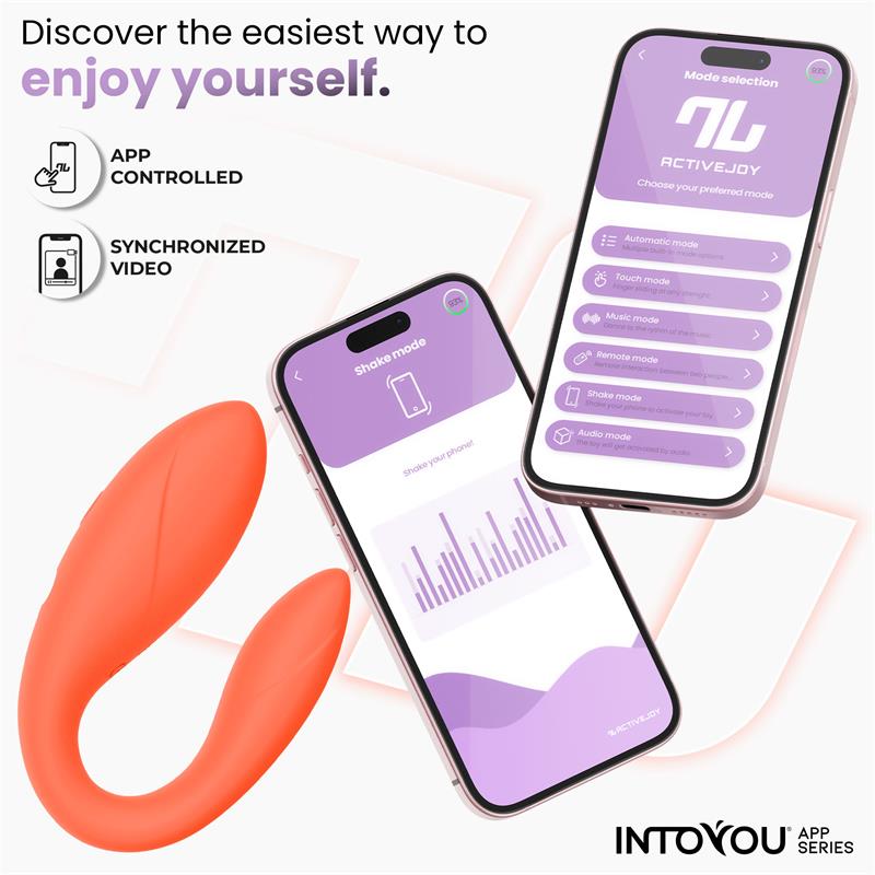 Juguete para Parejas con APP Flexible Salmon - Imagen 9