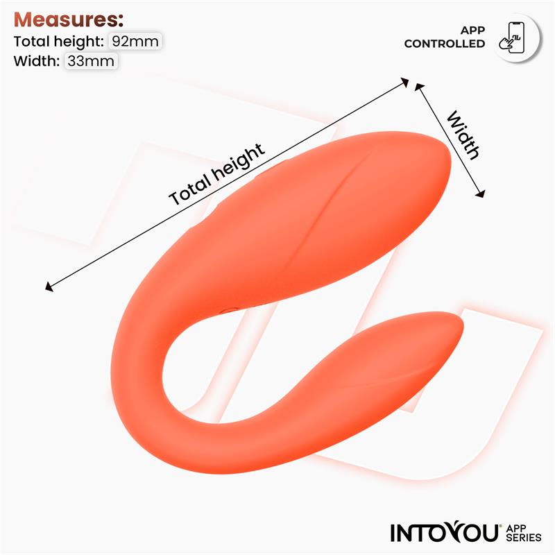Juguete para Parejas con APP Flexible Salmon - Imagen 10