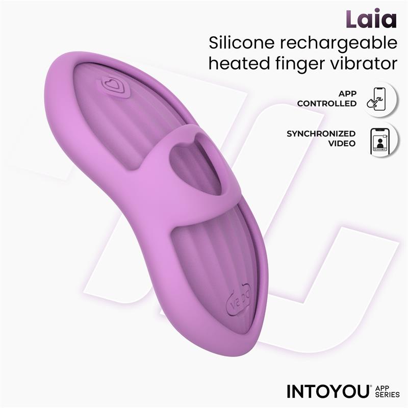 Laia Estimulador de Dedo con Calor y Funda con APP Lavanda - Imagen 5