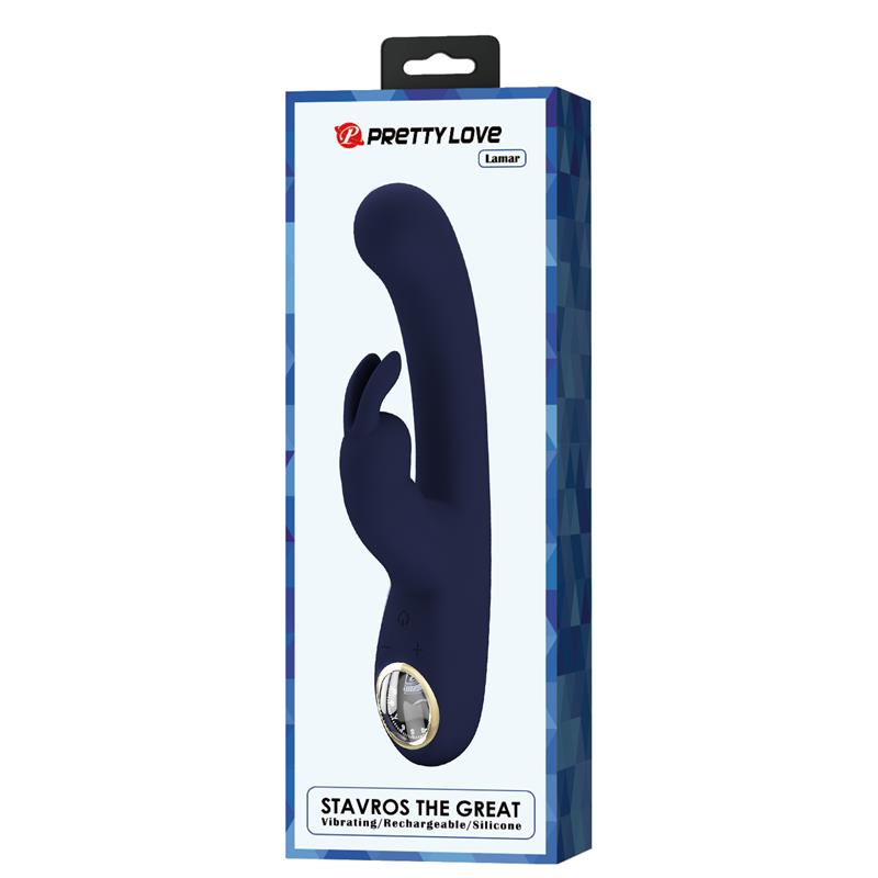 Lamar Vibrador Punto-G Azul Oscuro - Imagen 6