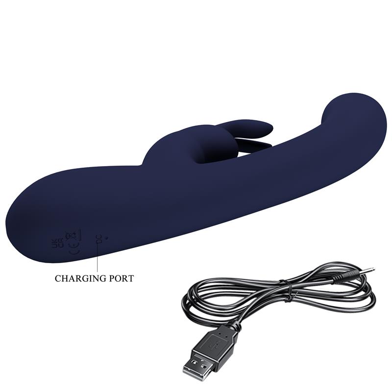 Lamar Vibrador Punto-G Azul Oscuro - Imagen 9