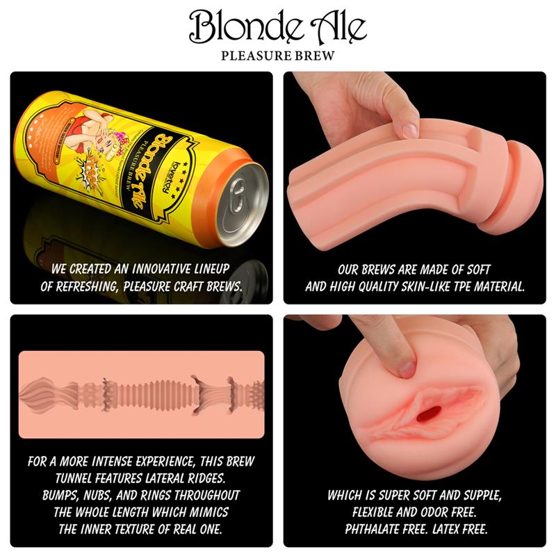 Lata Masturbadora Vagina Blond Ale - Imagen 13