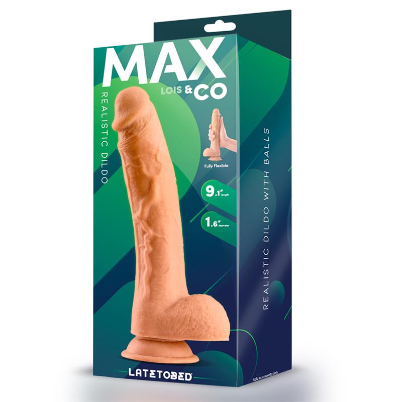 Lois Dildo Realista con Testículos 9.1 Natural - Imagen 5
