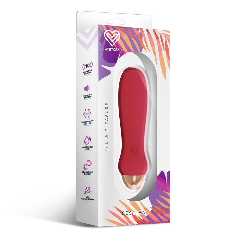 Luxo Estimulador 10 Velocidades Rust Red - Imagen 4