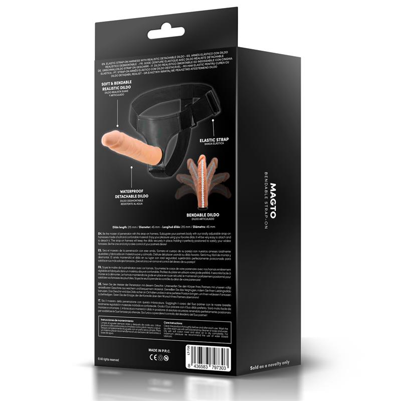 Magto Arnés con Dildo Realista Articulado - Imagen 3