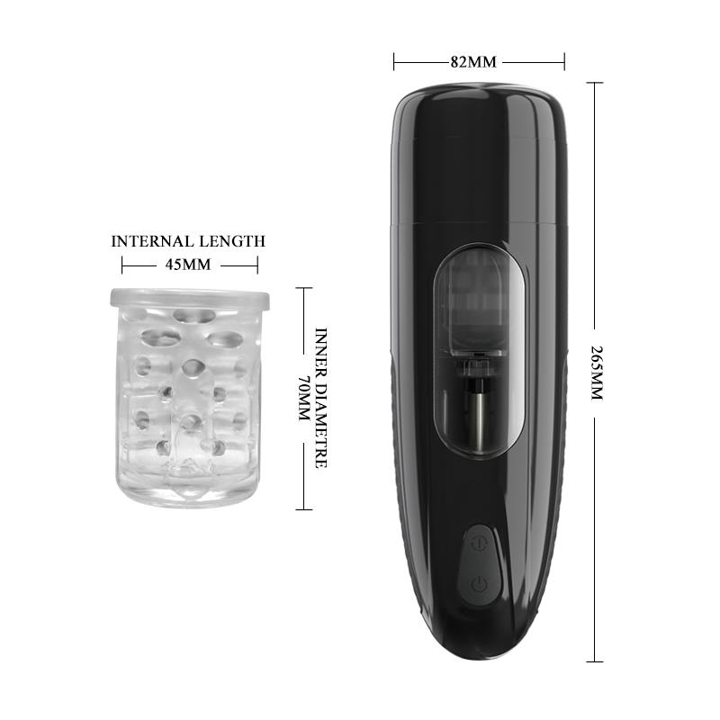 Masturbador Automático Marlos con Vibración y Movimiento USB - Imagen 3