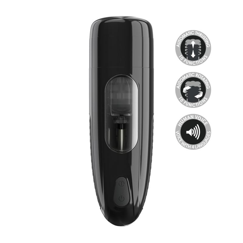 Masturbador Automático Marlos con Vibración y Movimiento USB - Imagen 12
