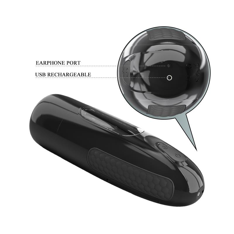 Masturbador Automático Marlos con Vibración y Movimiento USB - Imagen 7