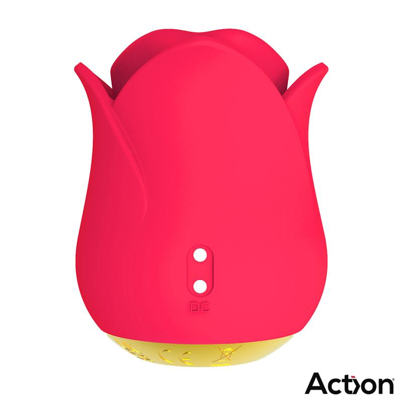 Meryl Estimulador Vibrador de Rosa con Lengua 2 Motores - Imagen 4