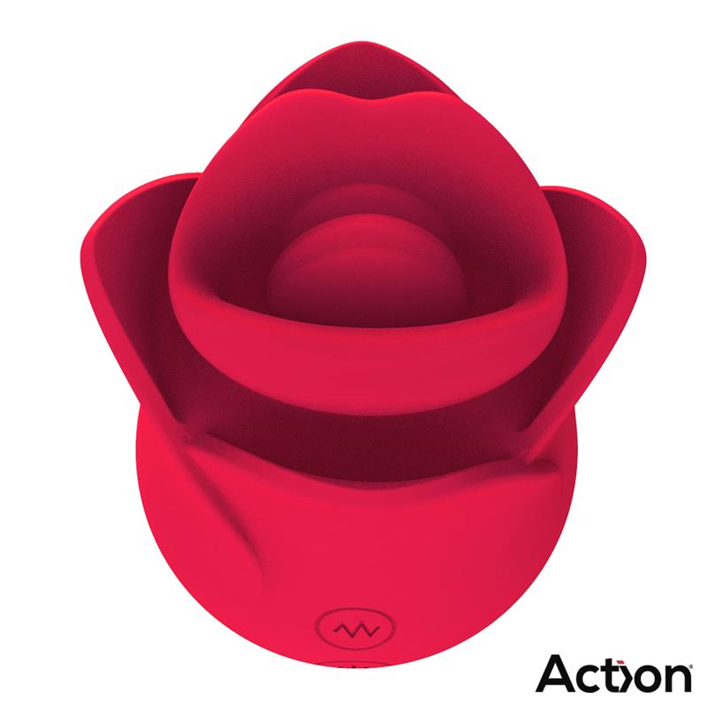 Meryl Estimulador Vibrador de Rosa con Lengua 2 Motores - Imagen 6