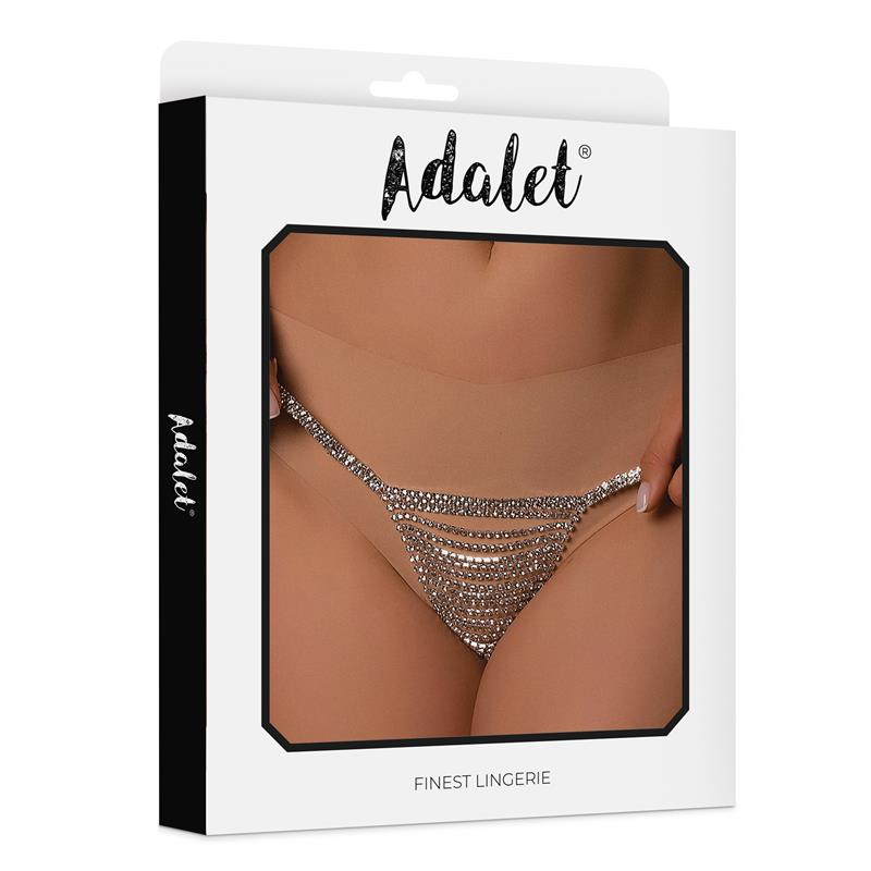 Naia Tanga Plateado Talla Única - Imagen 4