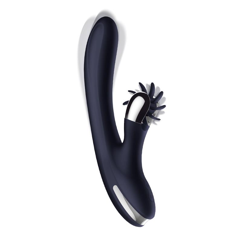 Navyspace Vibrador con Lenguas Rotadoras Azul - Imagen 5