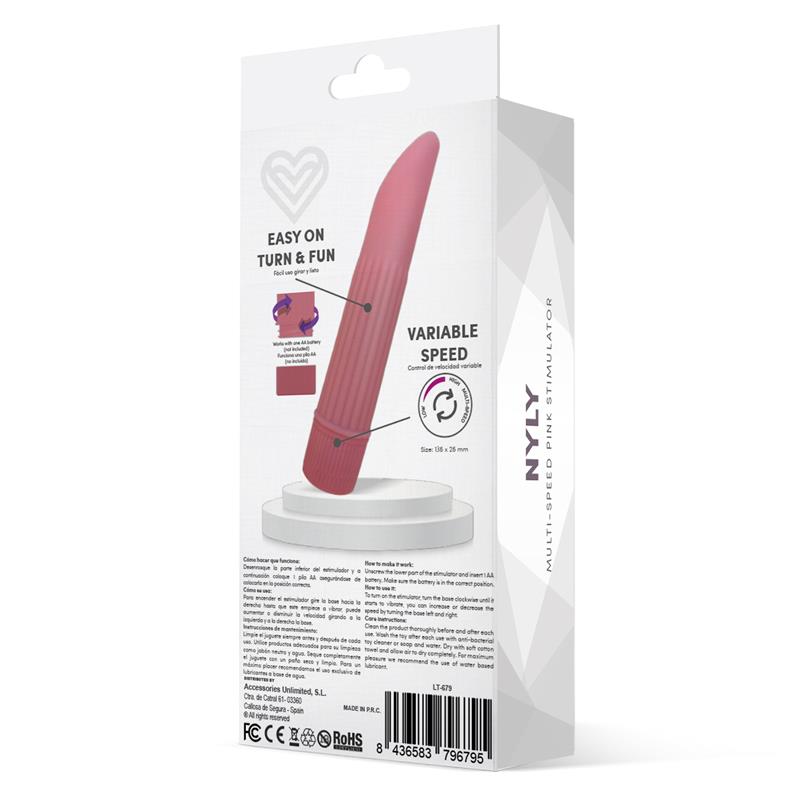Nyly Estimulador Multi-Velocidad Rosa - Imagen 3