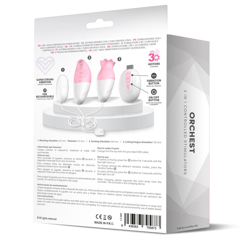 Orchest Estimulador 3 in 1 con Control Remoto - Imagen 9