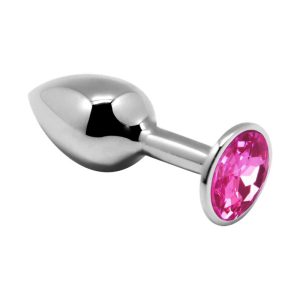 Plug Anal con Joya Rosa Talla L