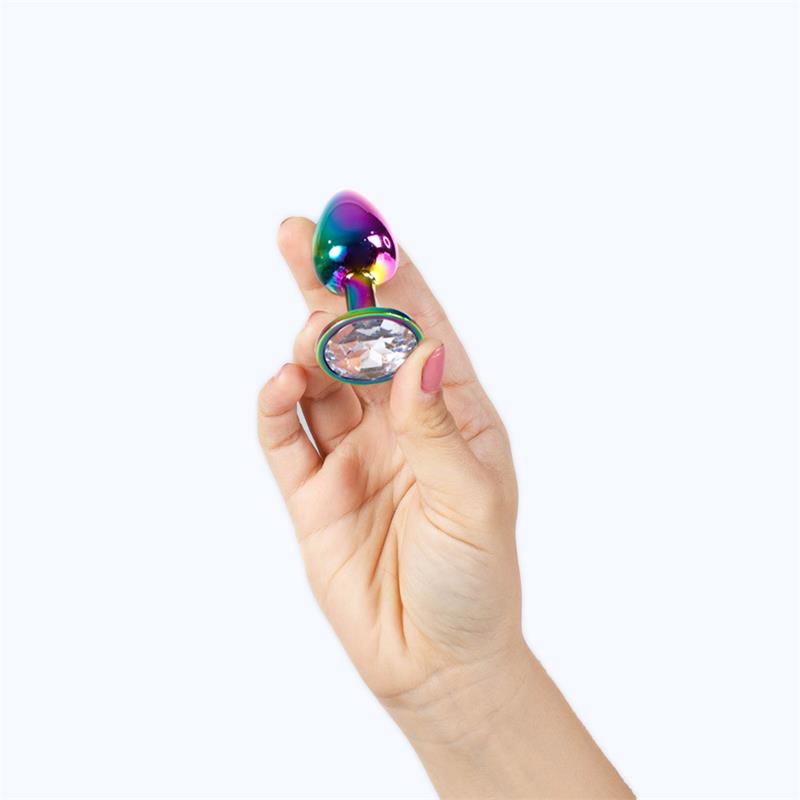 Plug Anal de Metal Rainbow Talla S - Imagen 3