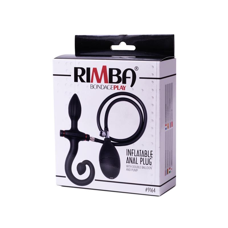 Plug Anal Inflable con Bomba Negro - Imagen 3