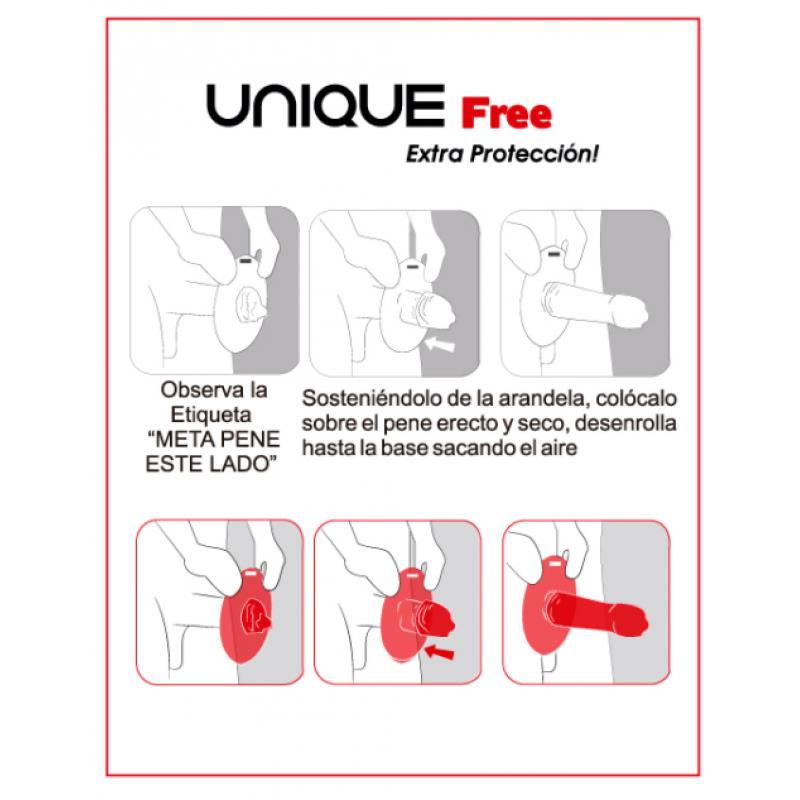 Preservativos Free Condoms sin Latex 3 Unidades - Imagen 4