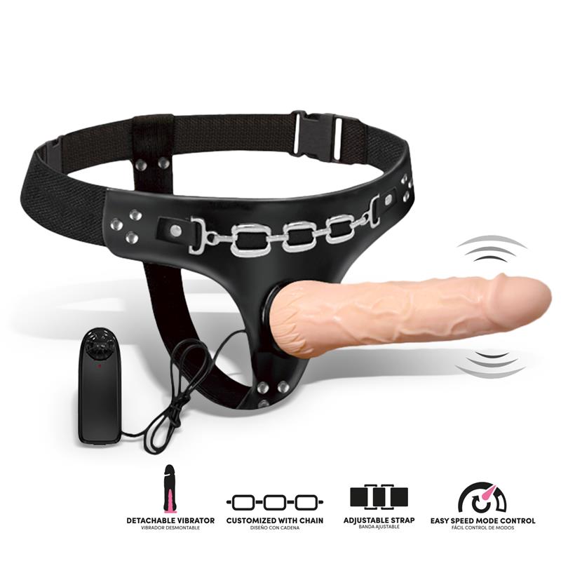 Ribbo Arnés con Dildo Realista con Vibración y Control Remoto - Imagen 4