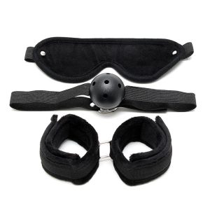 Set de Bondage 3 Piezas Negro