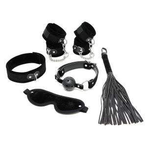 Set de Bondage 6 Piezas Negro