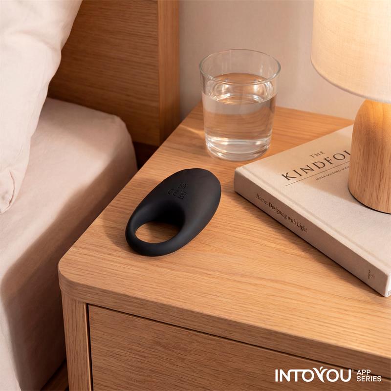 Ringo Anillo Vibrador con APP Unibody Negro - Imagen 15