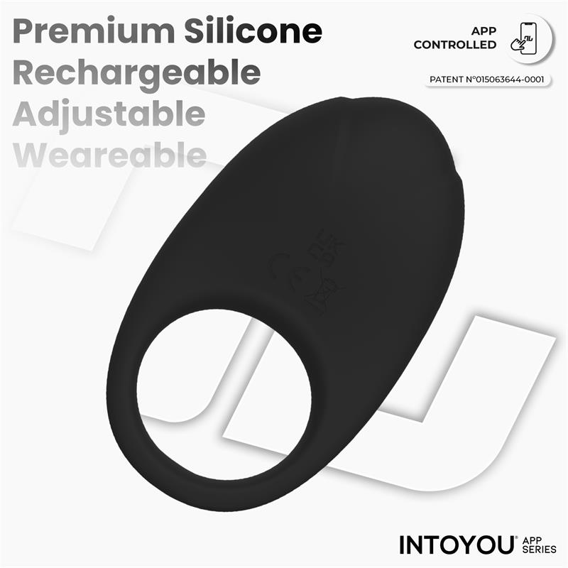 Ringo Anillo Vibrador con APP Unibody Negro - Imagen 16
