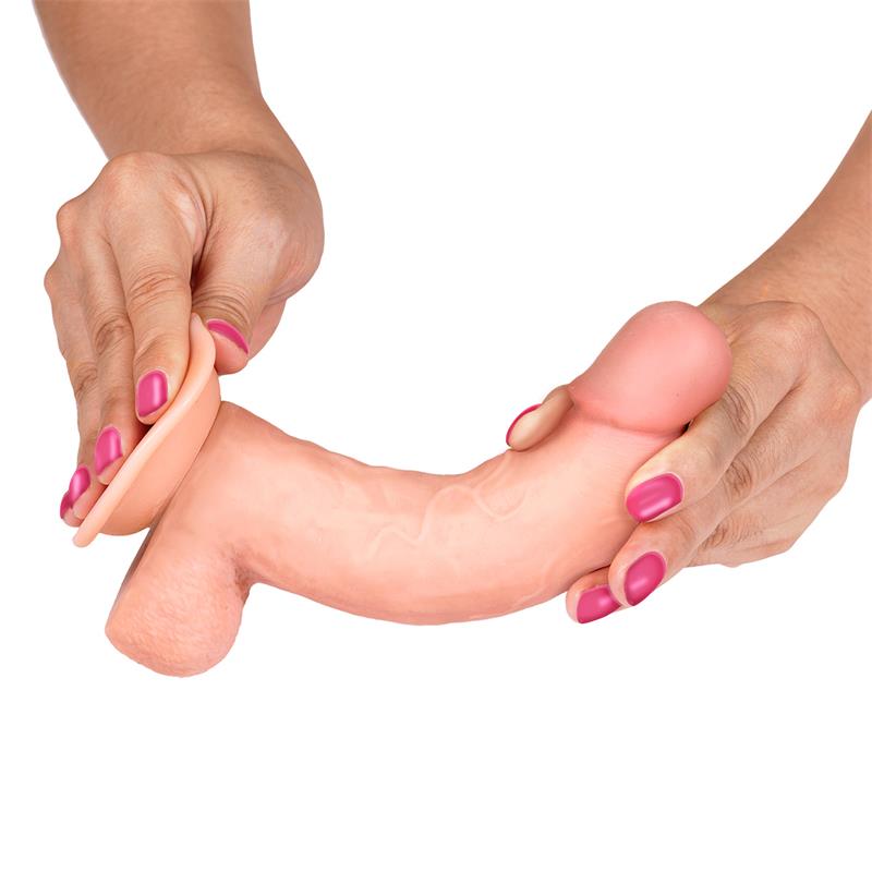 Slidy Dildo Realista Dual Layer Retráctil y Orientable 8 - Imagen 4