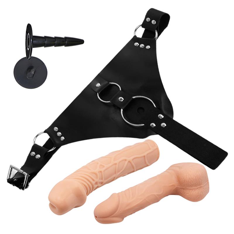Sparo Arnés con 2 Dildos Realistas Desmontables - Imagen 7