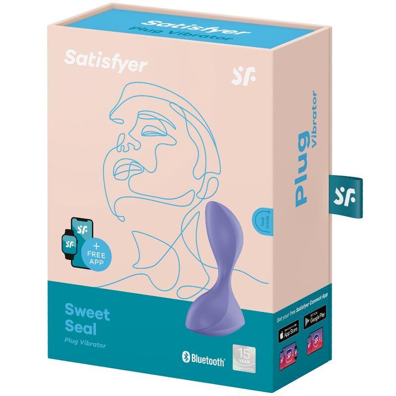 Sweet Seal Plug Anal con Vibración y APP Negro - Imagen 5