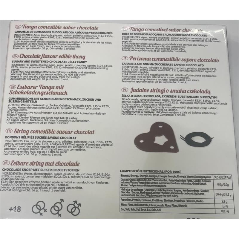 Tanga Comestible Unisex Chocolate - Imagen 5