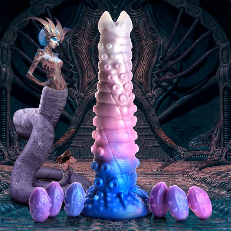 Tenta-Queen Dildo Ovipositor con 6 Huevos - Imagen 9