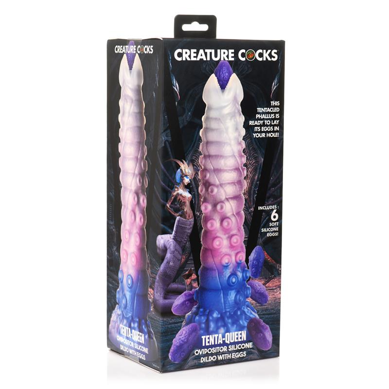 Tenta-Queen Dildo Ovipositor con 6 Huevos - Imagen 10