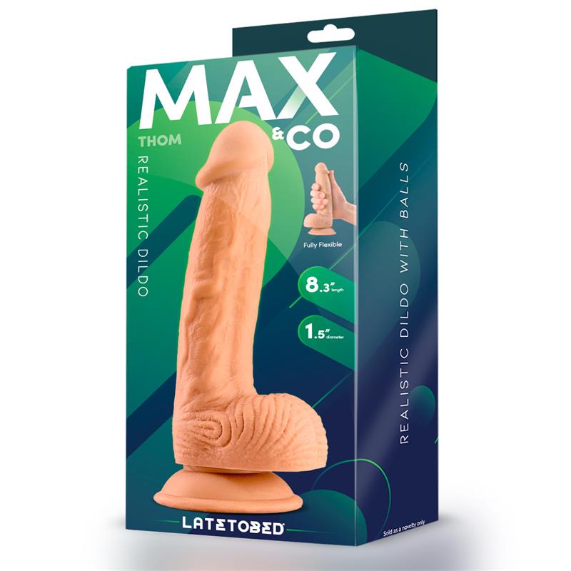 Thom Dildo Realista con Testículos Natural 8.3 - Imagen 5