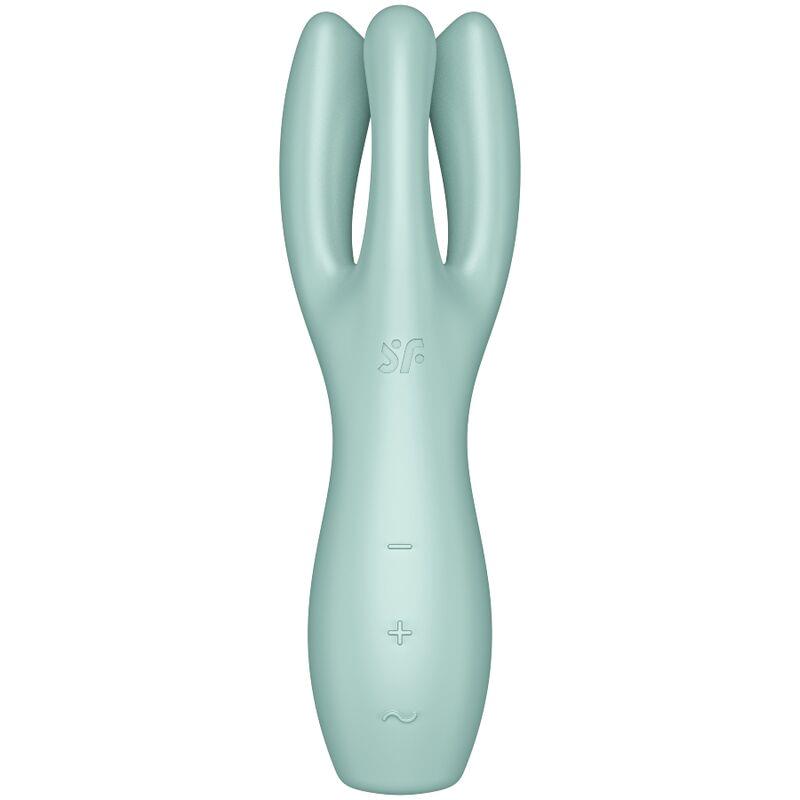 Threesome 3 Lay-on Vibrador 3 Motores Menta - Imagen 4