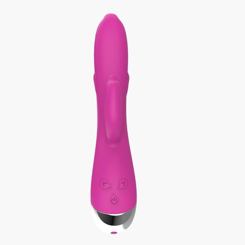 Vibrador Dolphin 6 Funciones USB Rosa - Imagen 4