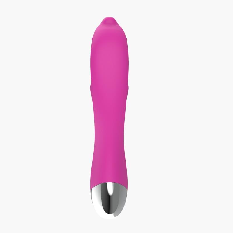 Vibrador Dolphin 6 Funciones USB Rosa - Imagen 6