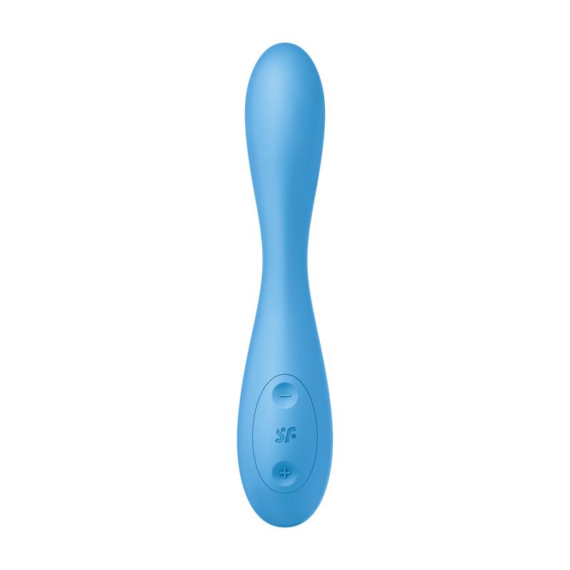 Vibrador G-Spot Flex 4 con APP Satisfyer Connect Azul - Imagen 7