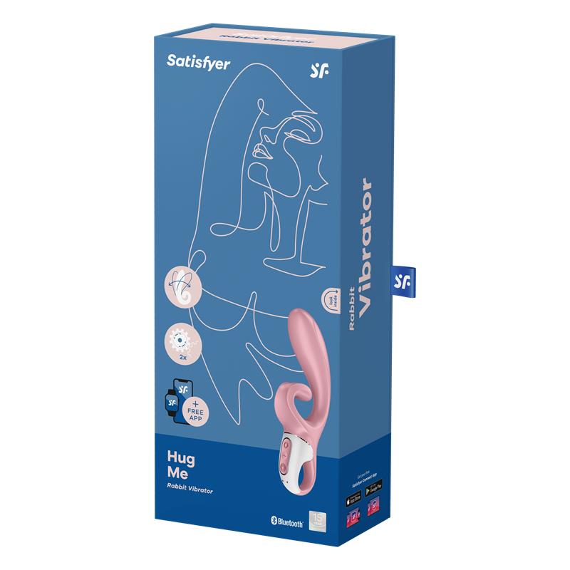 Vibrador Hug Me con APP Satisfyer Connect Rosa - Imagen 8