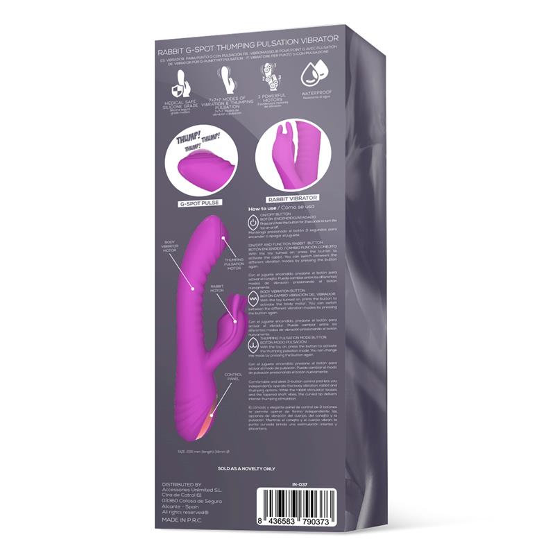 Beat3 Vibrador con Punto G con Pulsación 3 Motores - Imagen 7