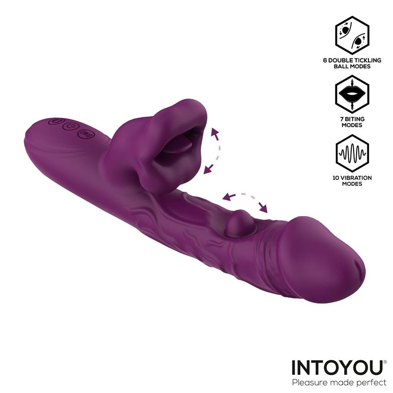 Bella Vibrador Doble Bola Cosquilleante y Mordisqueo 3 Motores - Imagen 4