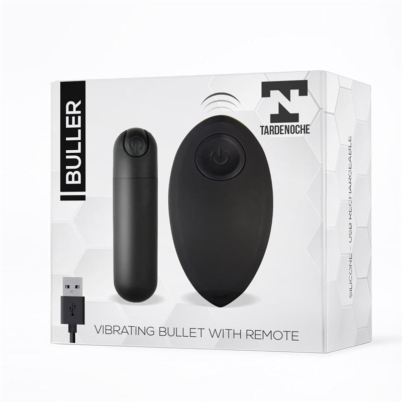 Buller Bala Vibradora Control Remoto USB Negro - Imagen 3
