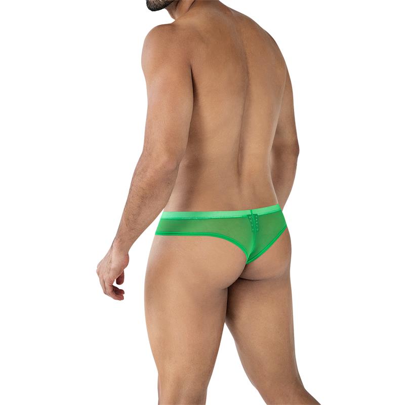 C4MSPX22 Calzoncillo Cheeky Brief Verde - Imagen 3