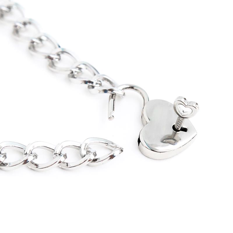 Collar con Candado Metal Talla M 44 cm - Imagen 5