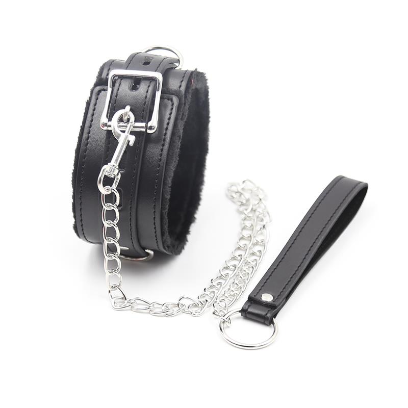 Collar con Correa de Metal Negro - Imagen 6