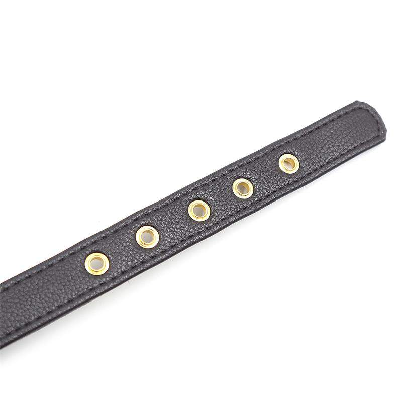 Collar con Lazo y Cascabel 44 cm Negro/Rojo - Imagen 4