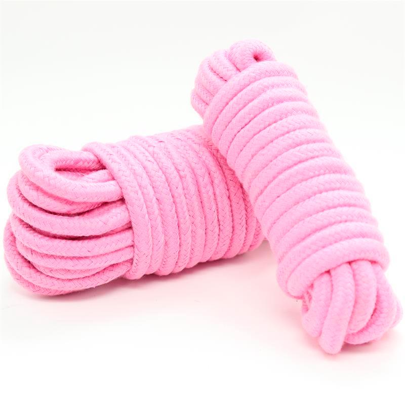 Cuerda de Bondage de Algodón 5 m Rosa - Imagen 3