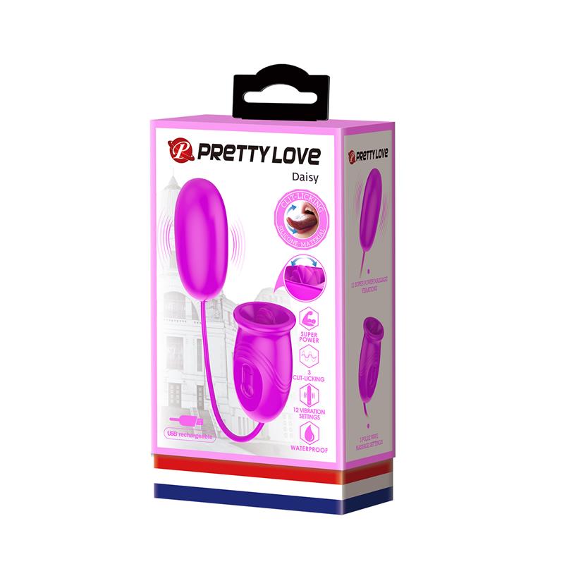 Daisy Huevo Vibrador y Estimulador con Lengua - Imagen 7