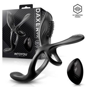 Daxer Doble Anillo para el Pene con Estimulador de Clítoris